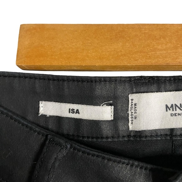 Mango Denim Isa Women's Black Skinny Fit Jeans - Picture 5 of 9